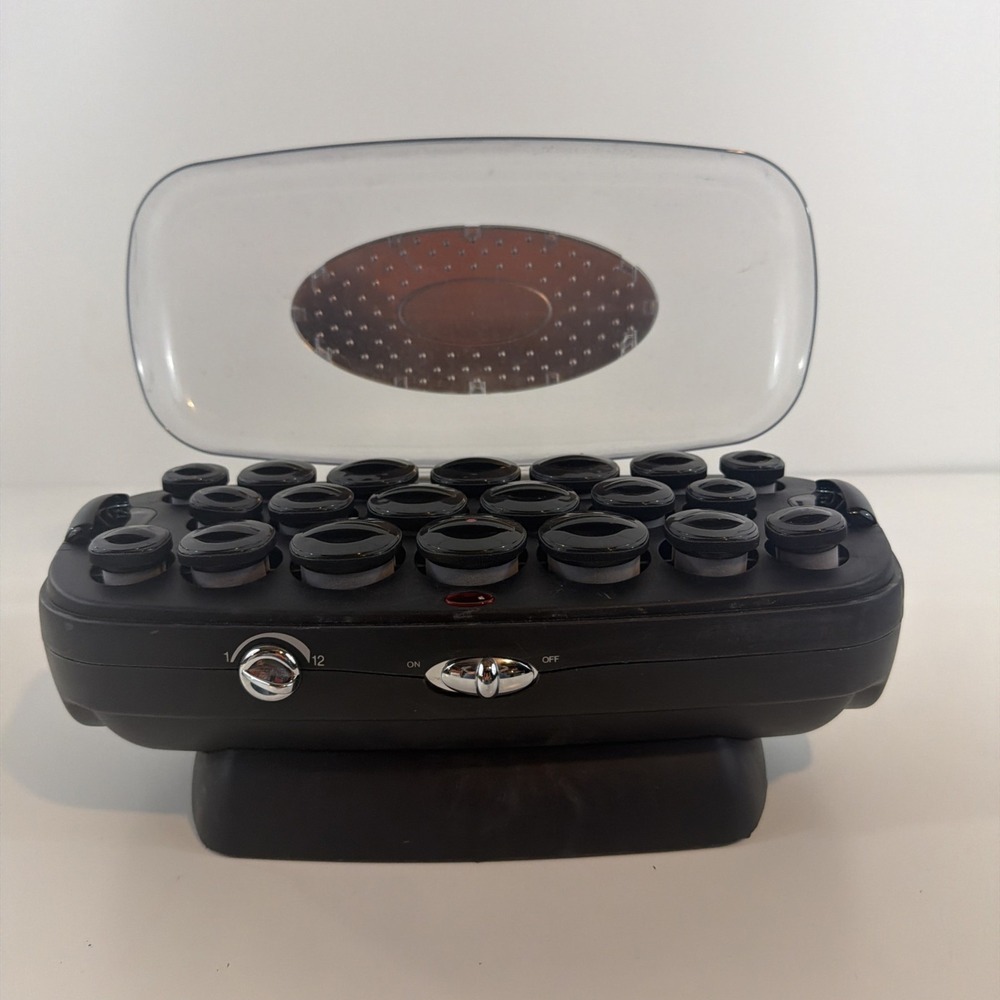 Conair Infiniti Flocked Hot Rollers Curlers 4 Sizes Retractable Cord Model CHV29